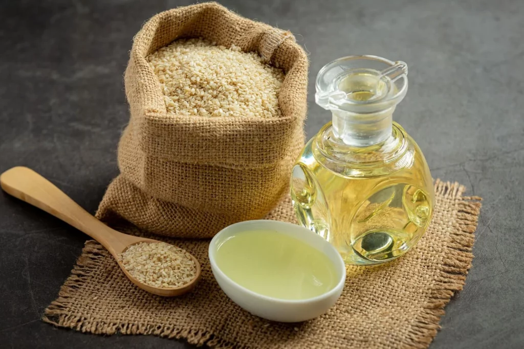 huile de sesame pour cheveux